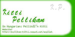 kitti pellikan business card